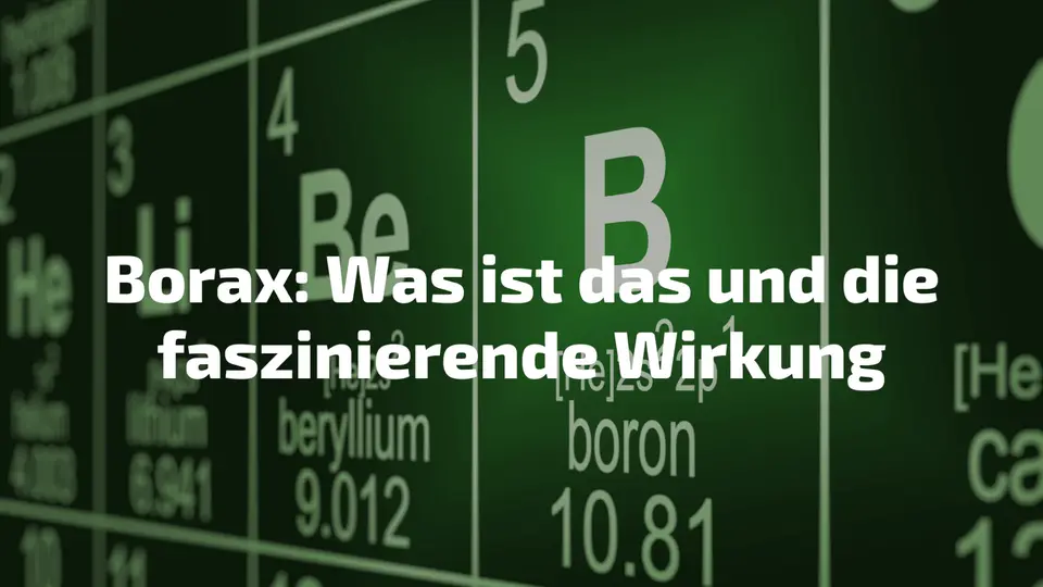 Borax Was ist das