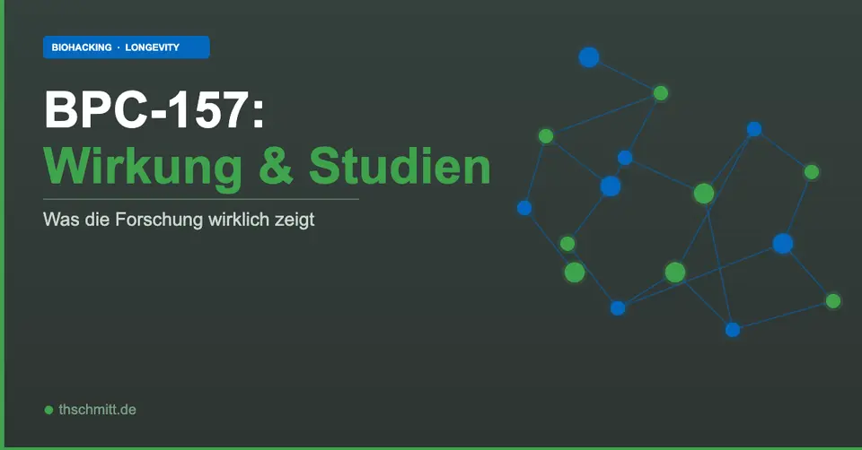BPC-157 Wirkung und Studien — Molekülstruktur Visualisierung