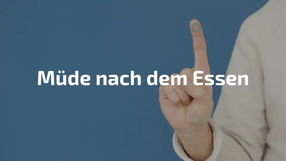 Müde nach dem Essen Blutzucker-Fehler erkennen