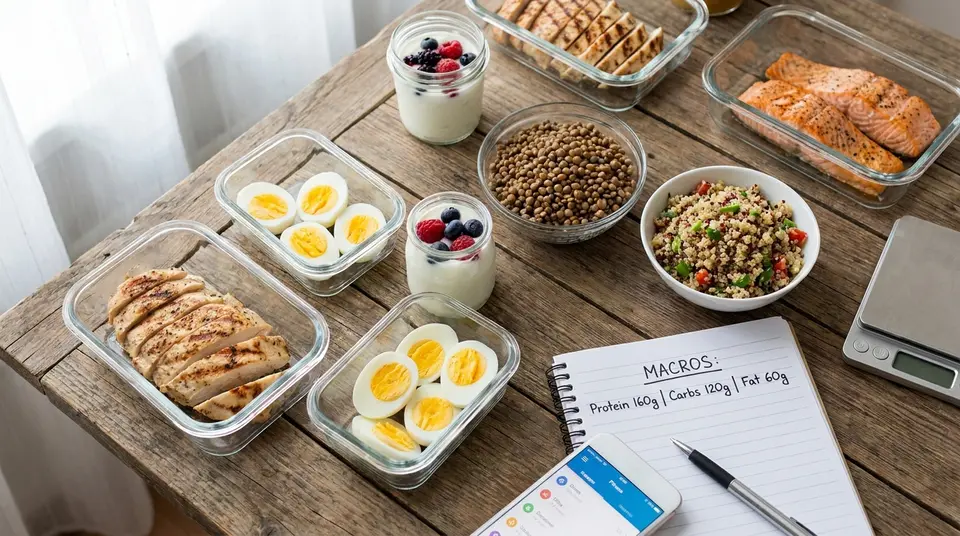 proteinbedarf berechnen – protein-reiche Lebensmittel für Muskelerhalt und Longevity