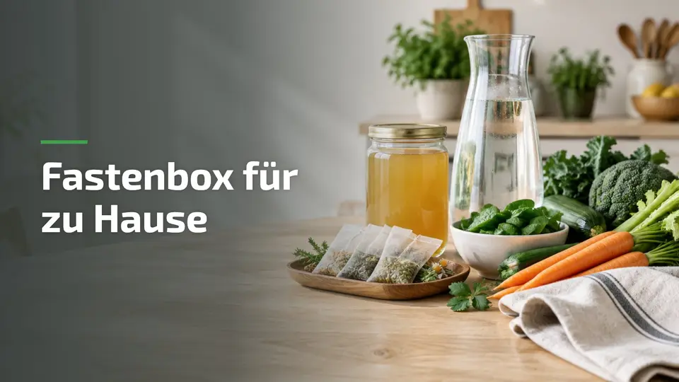 Fastenbox für zu Hause: Brühe, Kräutertee und Gemüse für deine Fastenwoche